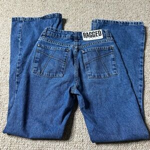 Ragged Flared Jeans